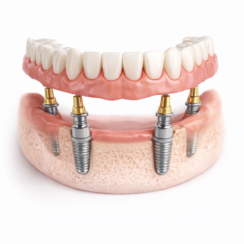 Full Mouth Reconstruction with Dental Implants Miami